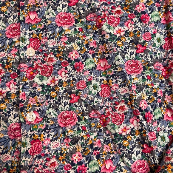 Grand Frank slim fit floral button down Size 16.5 41/42 - Picture 3 of 7